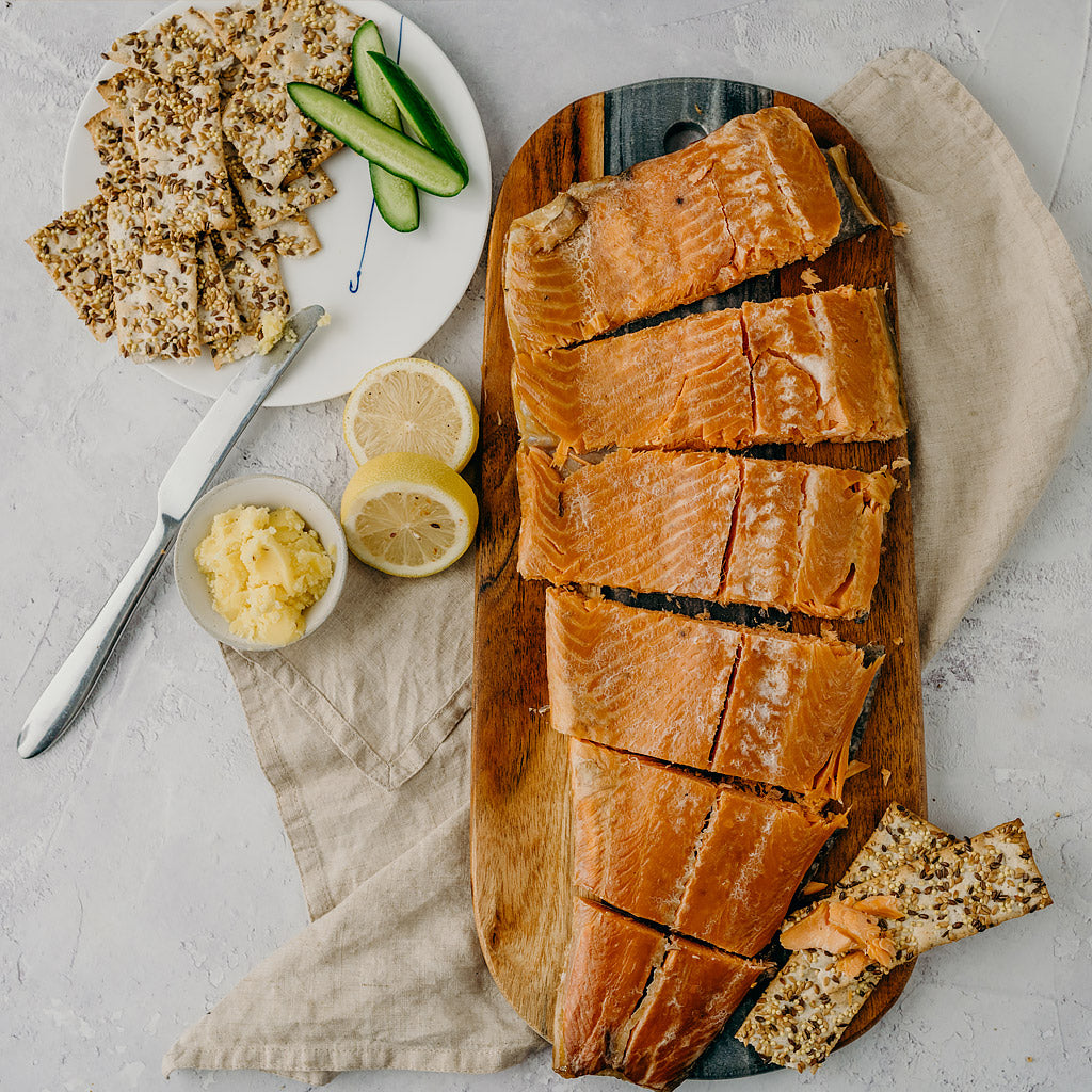 Ullapool Smokehouse Heather Honey Cured Hot Smoked Scottish Salmon